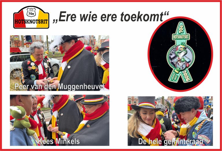 Ere wie ere toekomt !